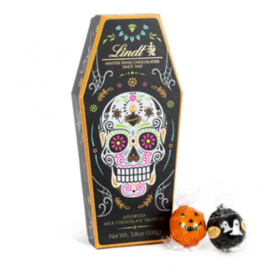 万圣节 LINDOR 松露软心球 9 颗装 骷髅棺材