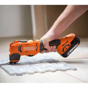 RIDGID 18V Cordless Oscillating Multi-Tool Kit with (2) 2.0 Ah Batteries and Charger @ Home Depot