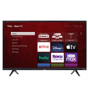 TCL 32 英寸 3 系列高清 720p LED 智能 Roku 电视 – 32S355