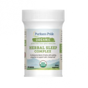 Puritan's Pride Organic 有机草本睡眠复合物 30 片