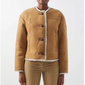 NILI LOTAN Eleanour short shearling coat