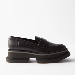 CLERGERIE Banel leather flatform loafers