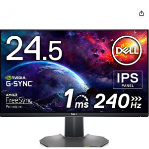 Amazon - 黑五特價Dell 24.5" S2522HG 240Hz FHD 電競顯示器，直降$150 