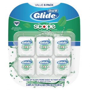Glide Oral-B Dental Floss, Scope Flavor, 40m (Pack of 6) @ Amazon