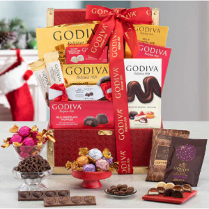 Godiva Red & Gold Holiday Trunk 1.28 lbs @ Costco