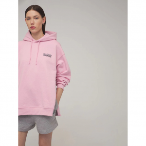 Ganni Logo Cotton Blend Hoodie