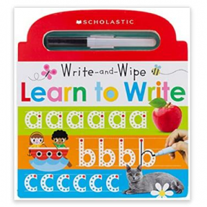 Learn to Write: Scholastic Early Learners (Write and Wipe) Paperback $3.76 @ Amazon
