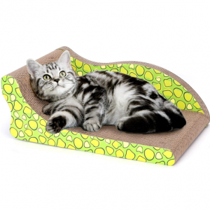 Nobleza Cat Scratcher Cardboard, Recyclable Corrugated Scratching Pad @ Amazon