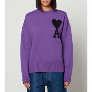 AMI De Coeur 桃心羊毛毛衣