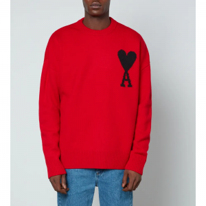 AMI De Coeur 桃心初剪羊毛毛衣