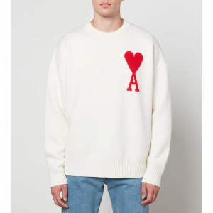 AMI De Coeur 桃心初剪羊毛毛衣