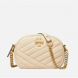 Tory Burch Women's Kira Chevron Small Camera Bag - New Cream