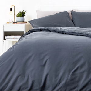 ïn home 水洗棉被套 - 深灰色