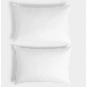 ïn home 鸭毛和羽绒枕对 - 白色 - 50 x 75cm