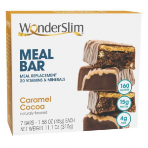 WonderSlim 焦糖可可代餐棒 7份