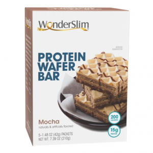 WonderSlim 蛋白威化棒 摩卡味 5份
