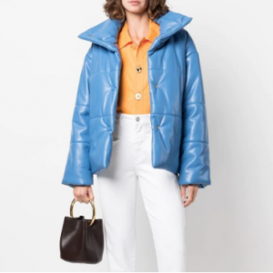 NANUSHKA Hide high-neck puffer jacket