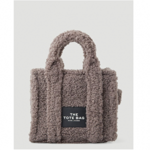 MARC JACOBS Teddy Mini Tote Bag in Grey