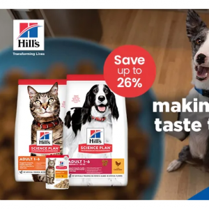 Up to 26% off Hills Science Plan @ Monster Pet Supplies