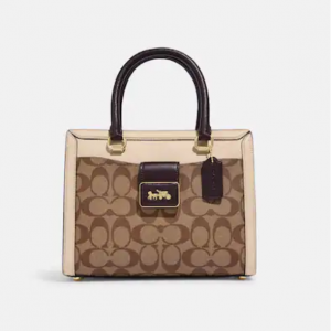 60% Off Coach Grace Carryall In Signature Canvas Sale @ Coach Outlet