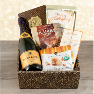 Thanksgiving Champagne & Snax Gift Box