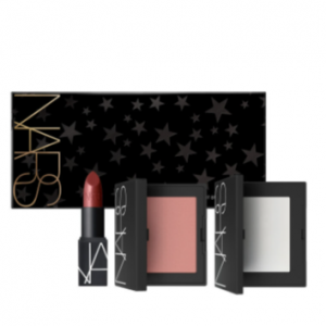 迷你腮红蜜粉饼唇膏套装