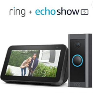 Amazon -Ring智能门铃 + Echo Show 5智能可视化音箱，4折