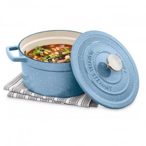 Martha Stewart Collection Enameled Cast Iron Speckled 4-Qt. Dutch Oven $47.93 shipped