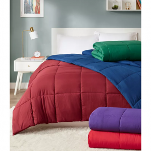 MARTHA STEWART ESSENTIALS Down Alternative Solid Comforter @ Macy's