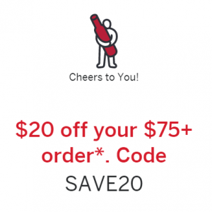 $20 Off $75 For New Customers! @ Wine.com
