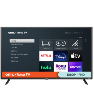$98 for onn. 40” Class FHD (1080P) LED Roku Smart TV @Walmart