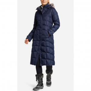 Eddie Bauer 女士经典长款羽绒服