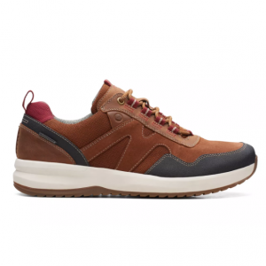Clarks WellmanTrailAP Dark Tan Combination 运动鞋