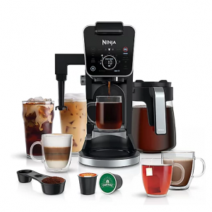 Ninja CFP301 12杯大容量多功能滴漏/胶囊咖啡机套装 @ QVC