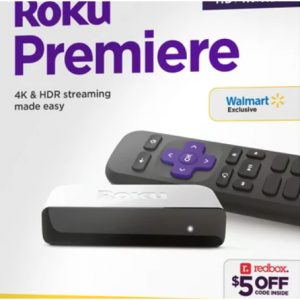 Walmart - Roku Premiere 4K/HDR 智能电视棒，黑五价$19 