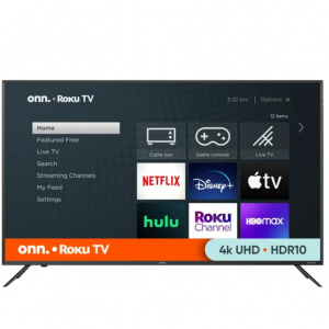 $148 for onn. 50” Class 4K UHD (2160P) LED Roku Smart TV HDR (100097811) @Walmart