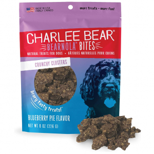 Charlee Bear Bearnola Bites Crunchy Clusters Natural Treats for Dogs @ Amazon