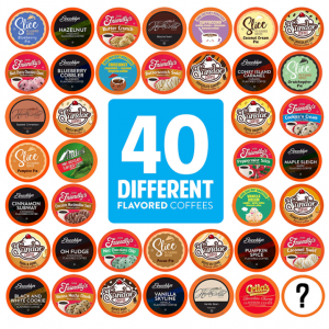 Two Rivers Coffee Flavored Coffee Pods Compatible with Keurig K Cup Brewers, 40 Count @ Amazon