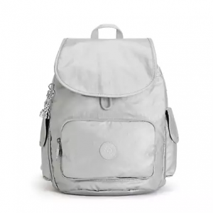 Kipling City Pack Small Metallic Backpack