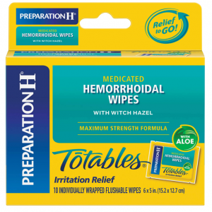 白菜价：Preparation H 药用痔疮湿巾 独立包装10片 2盒 @ Amazon