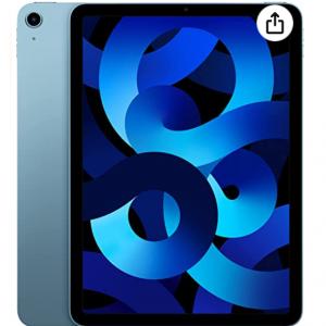 Amazon - 黑五同价：Apple iPad Air 5 256GB, M1芯片, 5G支持,蓝/粉/紫/灰/星光色，折上再减$29