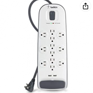 30% off Belkin Power Strip Surge Protector - 12 AC Multiple Outlets @Amazon