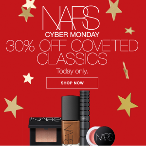 Cyber Monday: 30% Off Coveted Classics @ NARS Cosmetics 