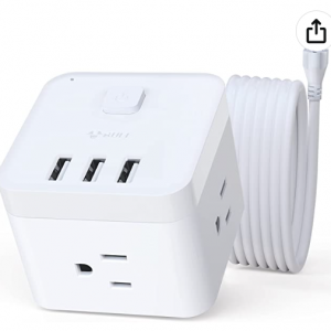 Amazon - BULL Power Strip 3 x USB + 3 x AC充電座，直降$10