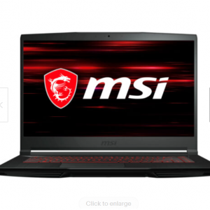 eBay - MSI GF63 15.6"遊戲本(i5-10300H, GTX 1650 MaxQ, 8GB, 256GB) ，直降$180 