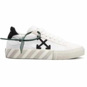Off-White Vulcanized Bicolor Low-Top Sneakers Sale @ Neiman Marcus