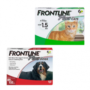 Frontline Plus & Shield 宠物体外驱虫剂促销 @ Chewy