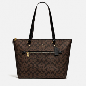 Extra 30% Off Coach Gallery Tote In Signature Canvas @ Coach Outlet
