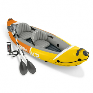 Intex Sierra K2 双人充气划艇促销 带船桨和充气泵 @ Walmart