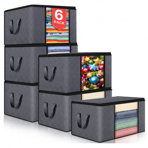 Lxuemlu 6-Pack Clothes Storage Organizer @ Amazon
